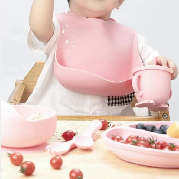 Baby Silicone Self‑Feeding Tableware Kit