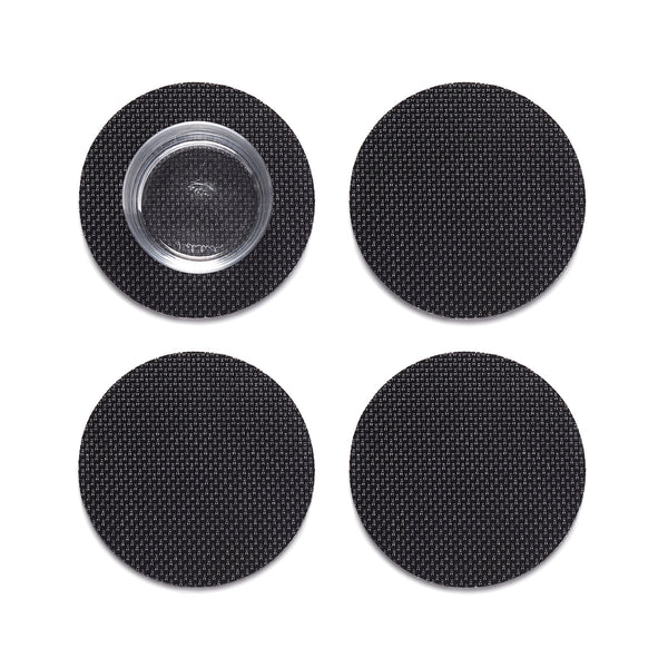 Mini Basketweave Drink Coaster 4‑Piece Set